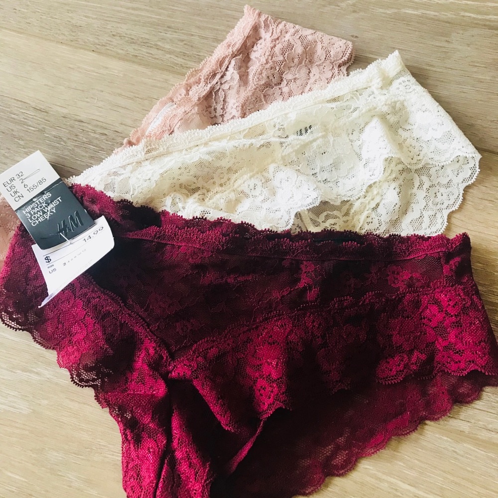 Hipsters 3 pack Low waist cheeky